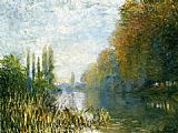 The Banks of The Seine in Autumn by Claude Monet
